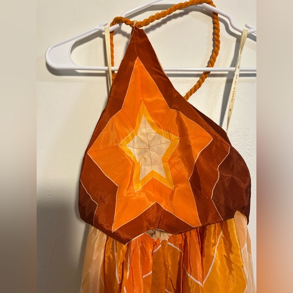 NWT FARM Rio Orange Star Maxi Dress - Picture 7 of 9